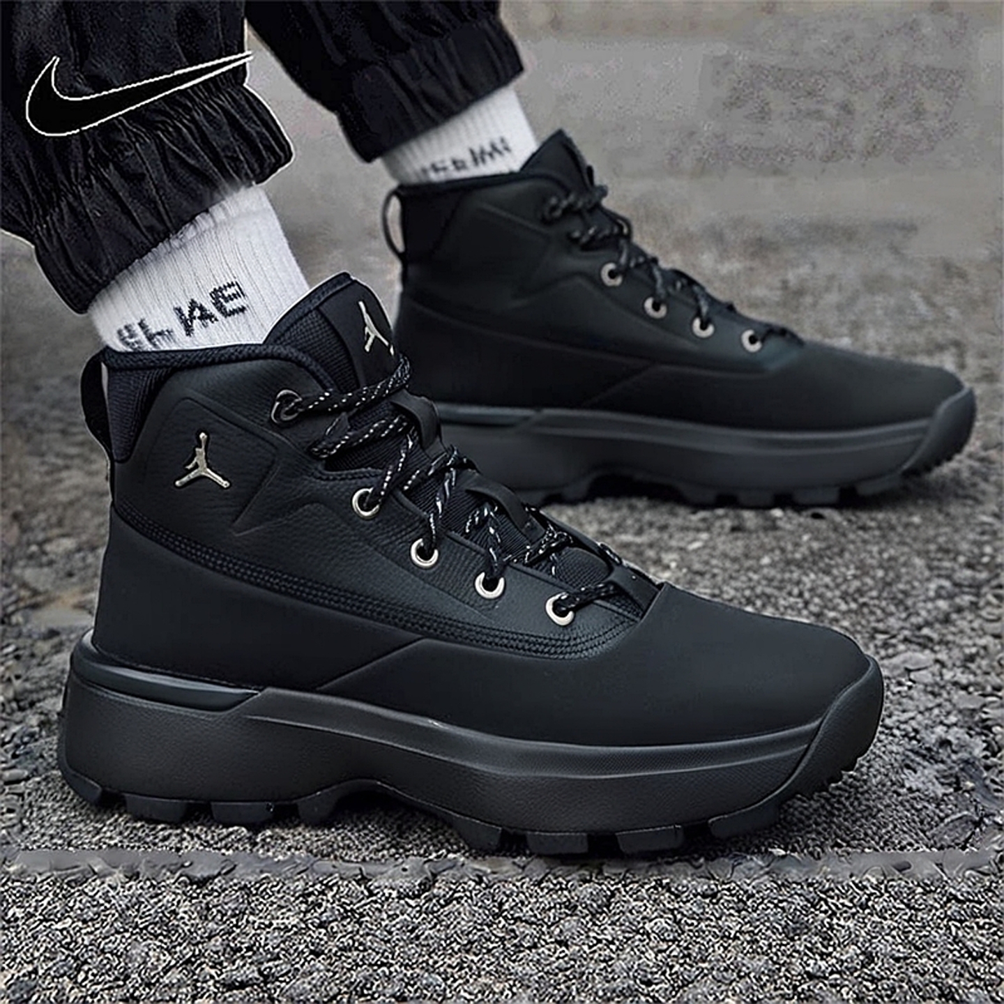 NIKE耐克男鞋高帮篮球鞋2025冬季新款JORDAN 运动鞋训练鞋HV4580