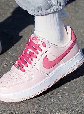 耐克女鞋26新款粉色AF1空军一号情人节休闲鞋运动板鞋 IO8755-600