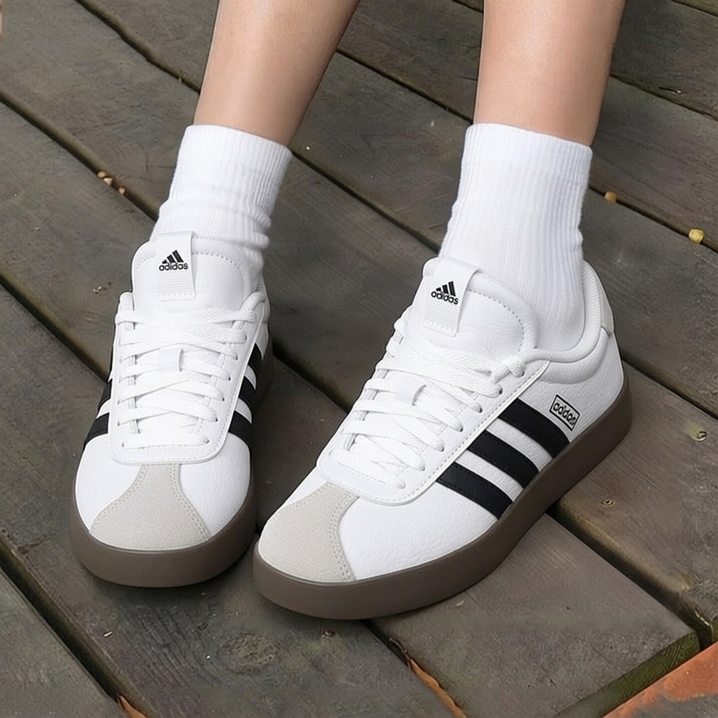 adidas阿迪达斯小白鞋板鞋女鞋德训鞋26新款低帮运动休闲鞋ID8797