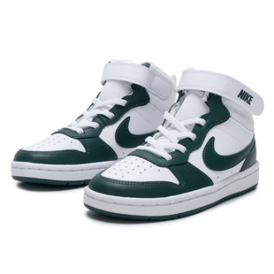 耐克（NIKE）板鞋男童女鞋冬季COURT BOROUGH MID 2时尚舒适休闲