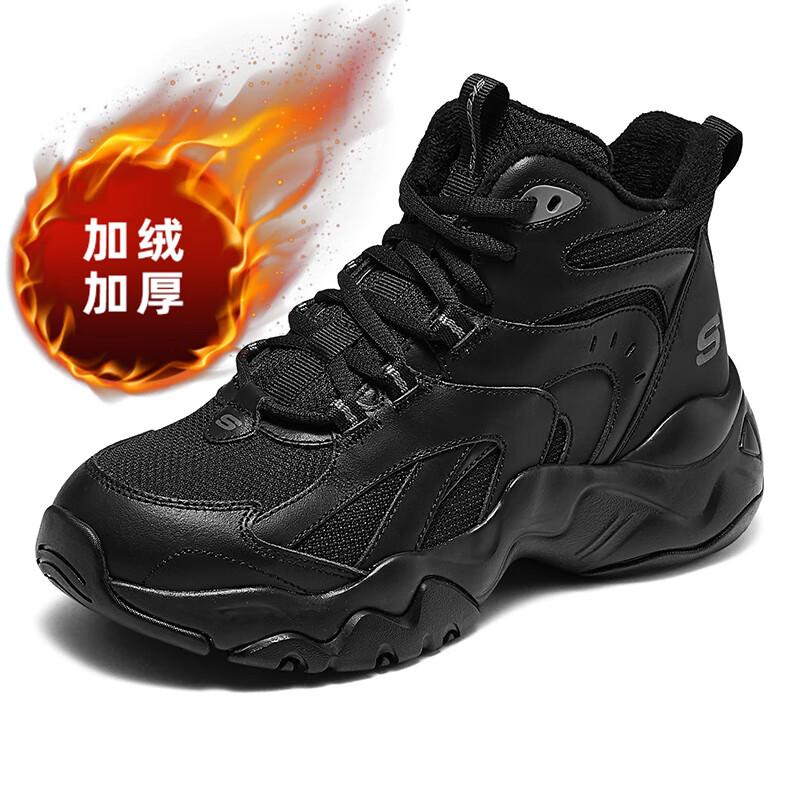 斯凯奇加绒女鞋冬季休闲