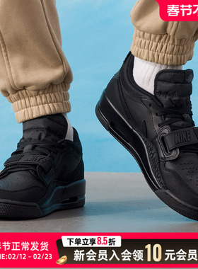 耐克（NIKE）男鞋 26春季新款运动鞋aj312时尚黑武士低帮板鞋训练