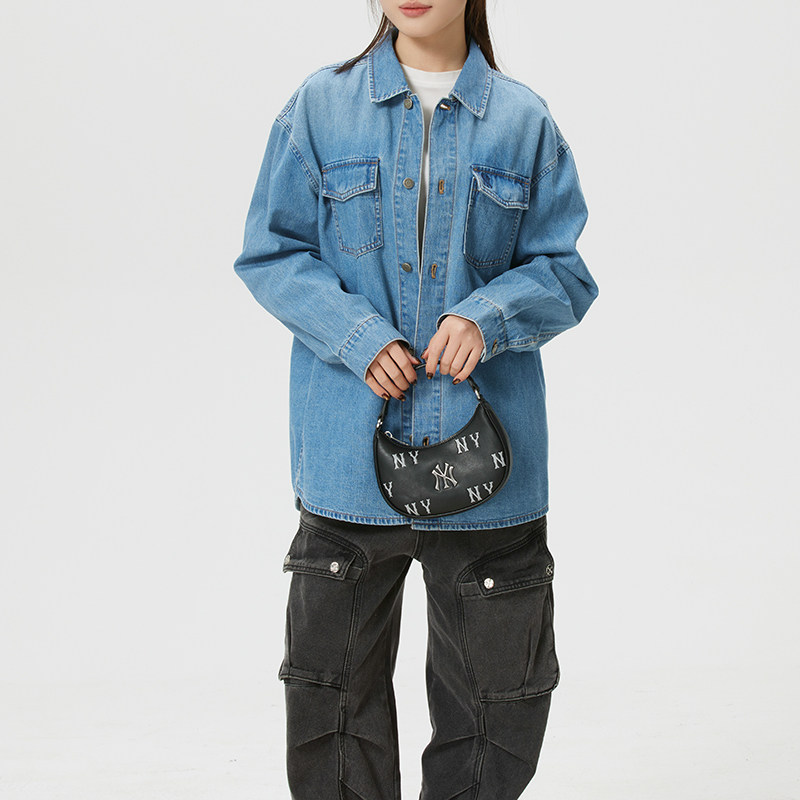 MLB情侣斜挎包男女NY老花印花单肩包26新款拎包休闲包3ACRMM16N,运动包/户外包/配件,双肩背包,淘宝优惠券,粉丝福利购,淘宝优惠卷