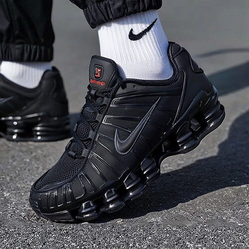 耐克男鞋26秋新款黑武士NIKE SHOX TL运动休闲鞋训练鞋AV3595-002