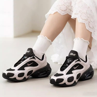 耐克Nike女鞋2026夏新款粉色休闲老爹鞋耐磨厚底运动鞋FV1920-606