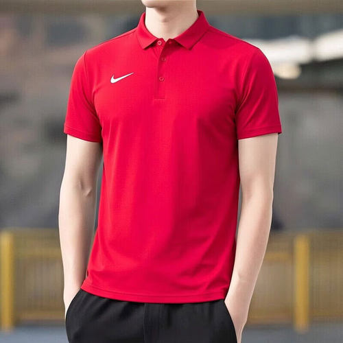 NIKE耐克短袖男装2026夏季新款红色POLO衫DRI-FIT运动服T恤IB8831