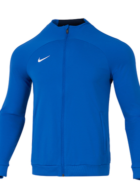 NIKE耐克夹克外套男款25新款蓝色休闲足球训练服运动服HF0675-463
