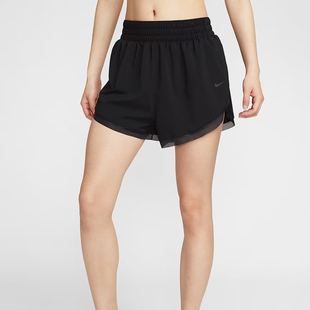 Dri HV3504 FIT女子速干时尚 含衬裤 宽松运动短裤 NIKE耐克One