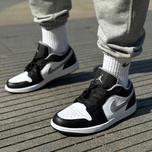 NIKE耐克男鞋AJ1黑白低帮板鞋2026夏新款运动鞋篮球鞋553558-040