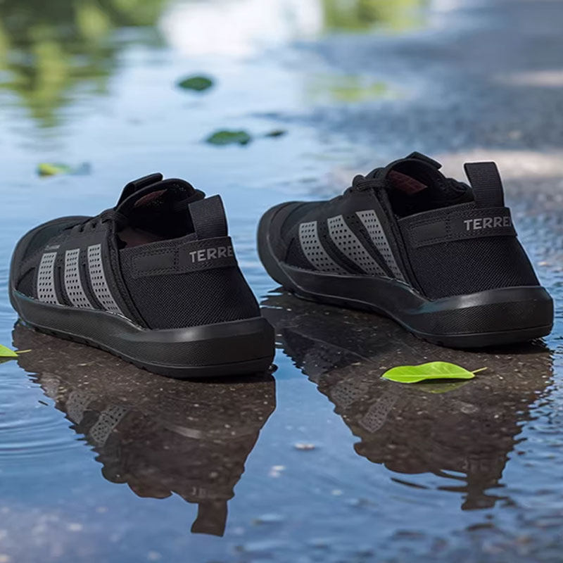 Adidas溯溪鞋26秋季新款男女户外运动鞋透气涉水鞋HQ9170图片