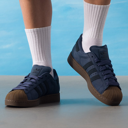 阿迪达斯三叶草男鞋女鞋厚底休闲鞋板鞋25新款贝壳头运动鞋JQ3226