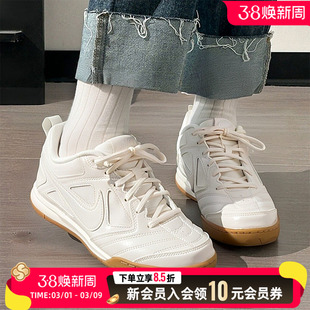 耐克鞋子NIKE GATO LV8女鞋新款运动鞋轻便跑步鞋光面白色旅行鞋