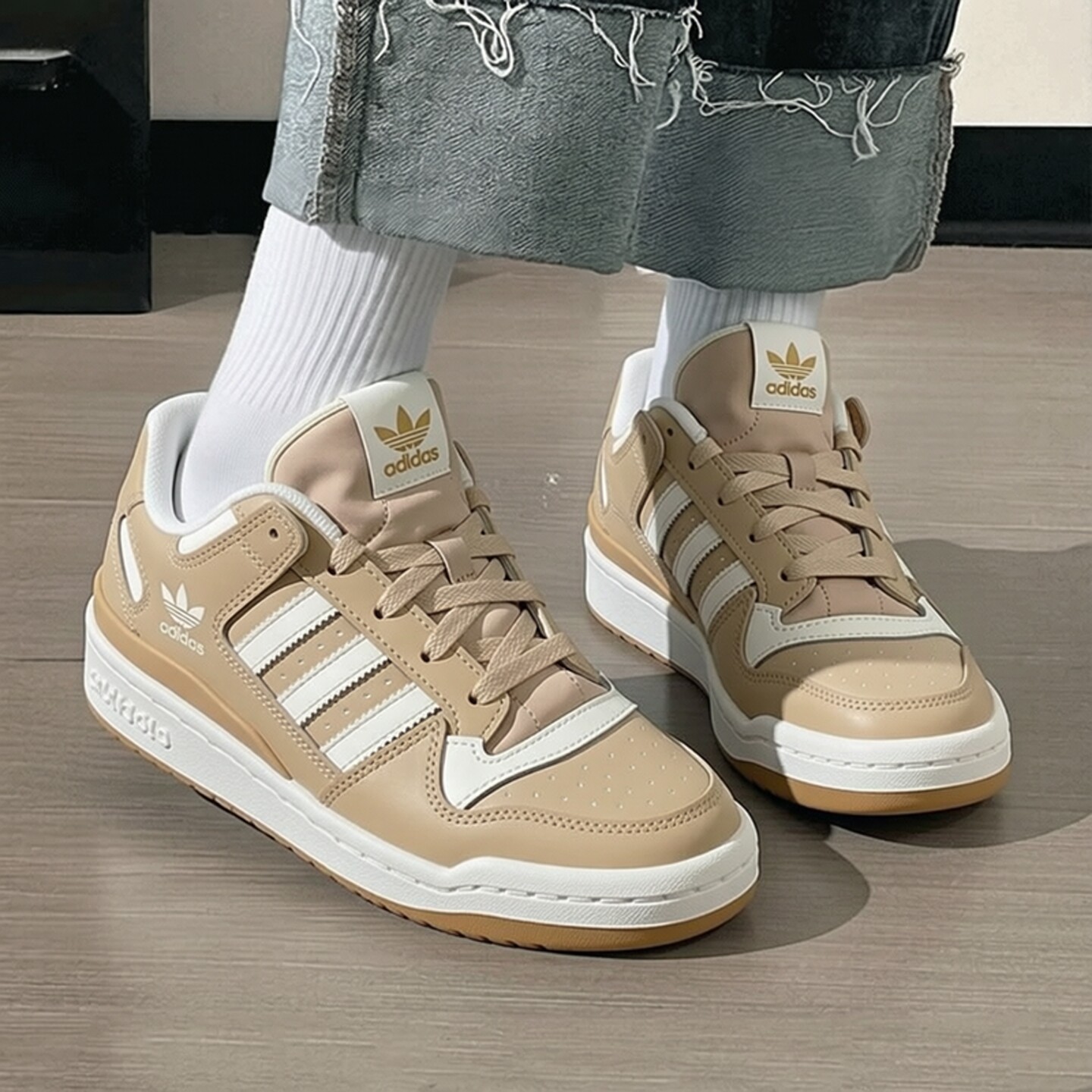 Adidas三叶草女鞋低帮滑板鞋休闲鞋26秋新款运动鞋KH7298
