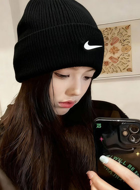 NIKE耐克官方正品针织帽2025新款男帽女帽防风保暖帽绒线帽HF0187