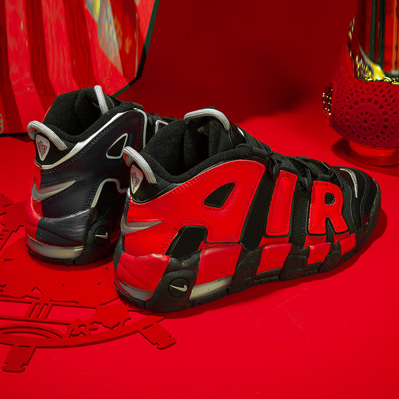 Nike耐克2026新款童黑红鸳鸯大Air高帮休闲篮球鞋DM0017-001图片