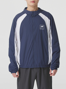 斯凯奇男士梭织跑步训练夹克2025冬季透气运动外套皮肤衣P225U129