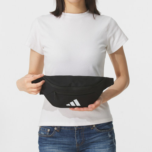 Adidas阿迪达斯斜挎包女包2026新款休闲背包男士腰包运动包JM7155
