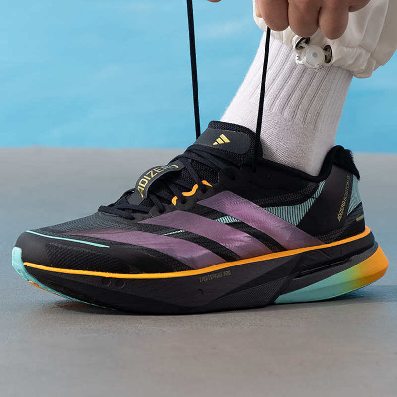 阿迪达斯跑步鞋男鞋女鞋2026春季新款训练鞋公路竞速运动鞋KI1516