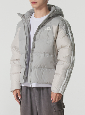 adidas阿迪达斯羽绒服男装25秋冬新款户外保暖运动休闲外套KC2496