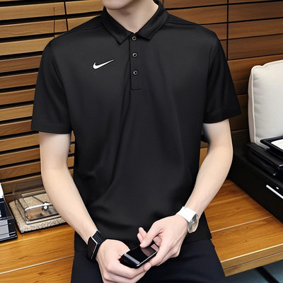 Nike耐克正品男子POLO短袖上衣运动服透气翻领健身T恤IB8831-010