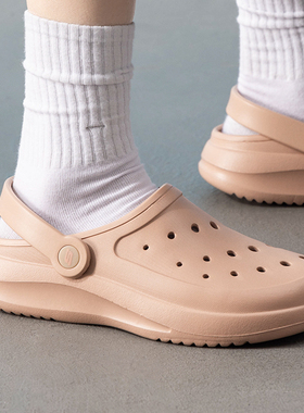 Skechers斯凯奇女鞋洞洞鞋冬季休闲外穿拖鞋透气休闲泡泡鞋111514