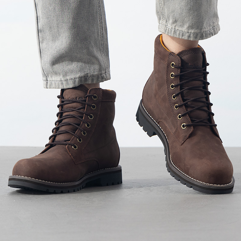 添柏岚（Timberland）男鞋马丁靴秋冬户外徒步登山鞋抓地耐磨牛皮