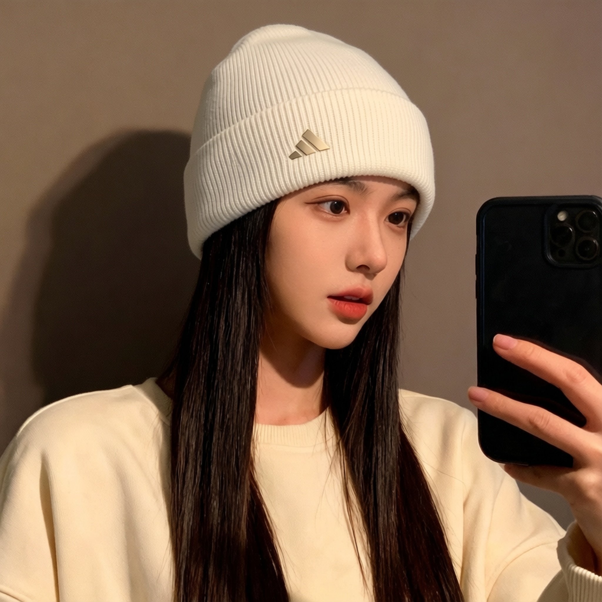 adidas阿迪达斯帽子2026冬季保暖毛线帽男女帽套头绒线帽骑行冷帽,运动包/户外包/配件,运动帽,淘宝优惠券,粉丝福利购,淘宝优惠卷