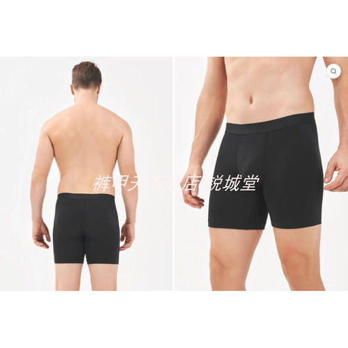 美国上开口门襟中长款男平角内裤