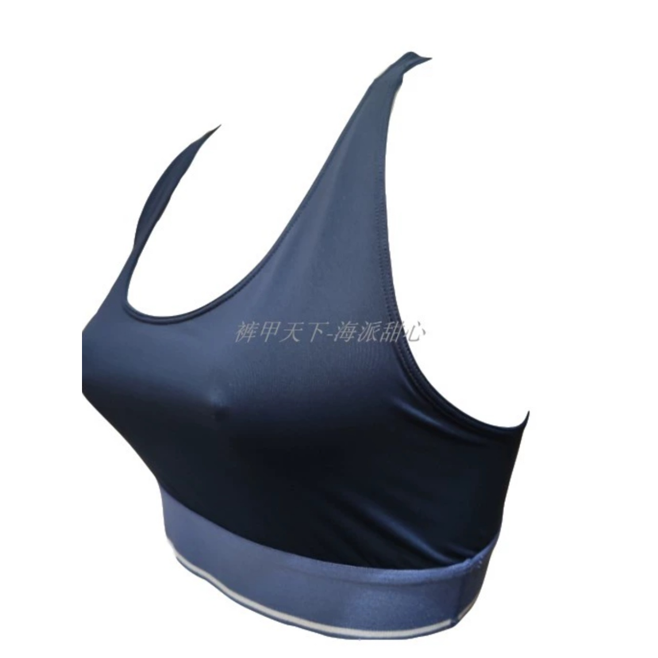 美国 内衣丝滑锦纶料 女背心吊带瑜伽健身运动文胸蕾丝网状后背