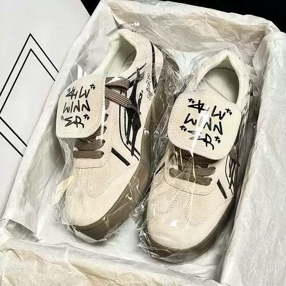 Low-Top Summer Retro-Style German Training Shoes for Women 2026 New Color-Blocked Flip-Top Sneakers for Daily Sports and Casual Wear, Versatile