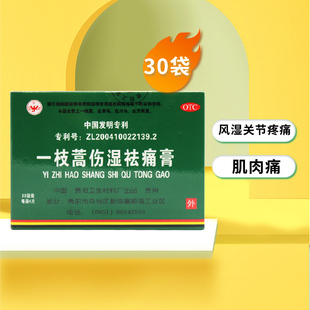 一枝蒿伤湿祛痛膏 盒 5cm 120片 风湿关节疼痛肌肉痛 6.5cm 卫洁