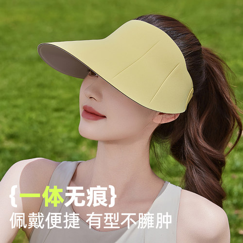 骑车吹不翻防晒帽子女夏防紫外线