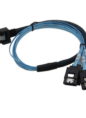 MINI SAS 36P 对SFF  8087 TO 4 SATA 7P正向 sata硬盘连接线