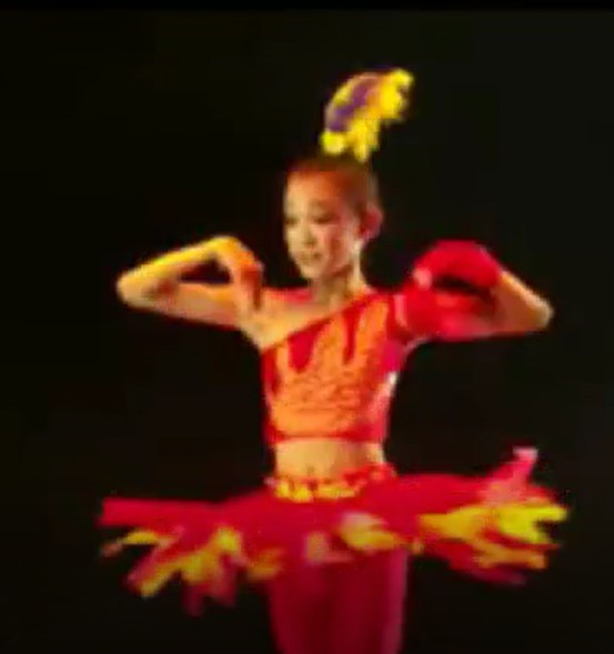 2025舞服小火苗大裙摆艺考蒙族