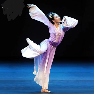 古典舞蹈服国风仙女扇子舞演出服广场舞套装伞舞表演服艺考易安醉