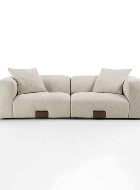 意式极简PORADA Koji布艺沙发设计师款大小户型客厅棉麻模块沙发