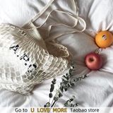 Портативные сетевые сумки для покупок сетки для фруктовых овощных мытье