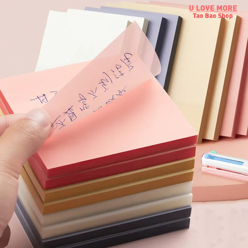 Color Transparent Sticky Note With Adhesive Self Adhesive