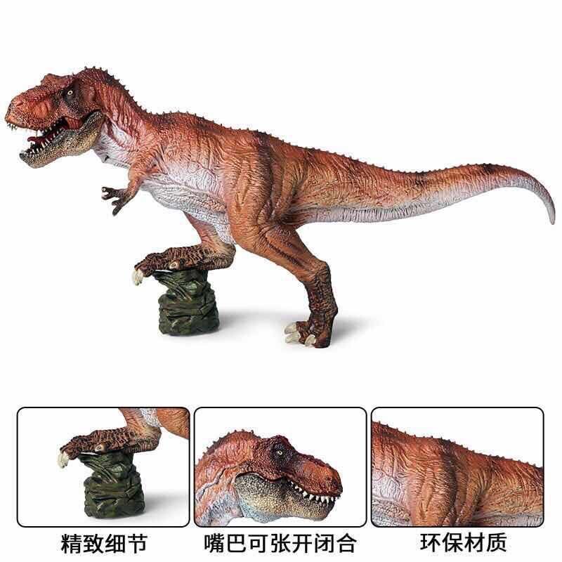 仿真实心帝王龙霸王龙玩具模型