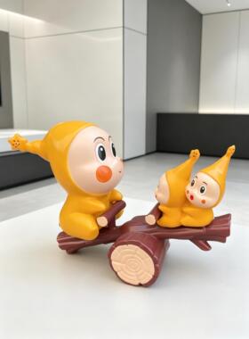 泡泡系列30厘米星星人系列摆件客厅玄关电视柜家居装饰品乔迁礼物