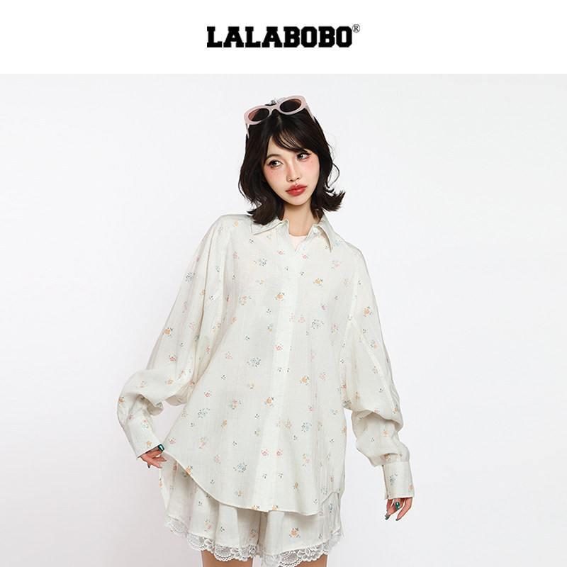 LALABOBO小熊衬衫套装-长袖