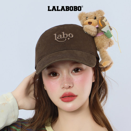 LALABOBO背包小熊棒球帽