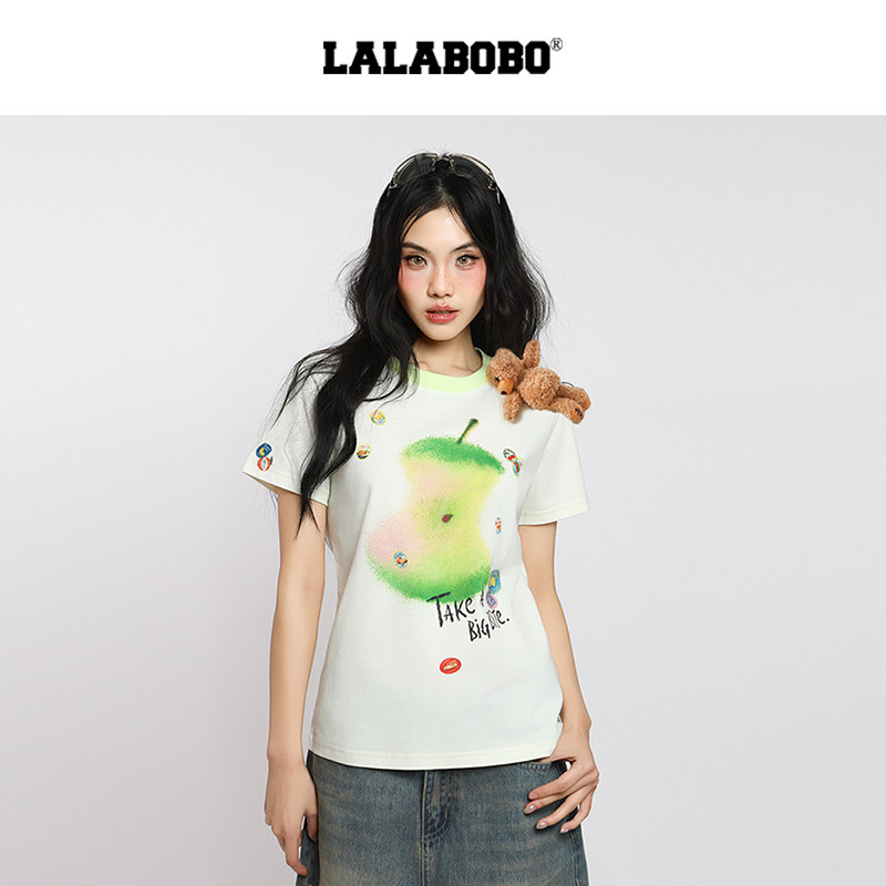 LALABOBO扎染水果冰感T恤