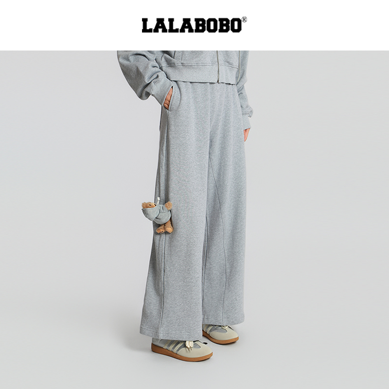 LALABOBO卫衣小熊针织裤