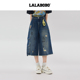 商场同款 女原创潮牌大口袋裤 LALABOBO26年7分工装 夏新款 子 裤