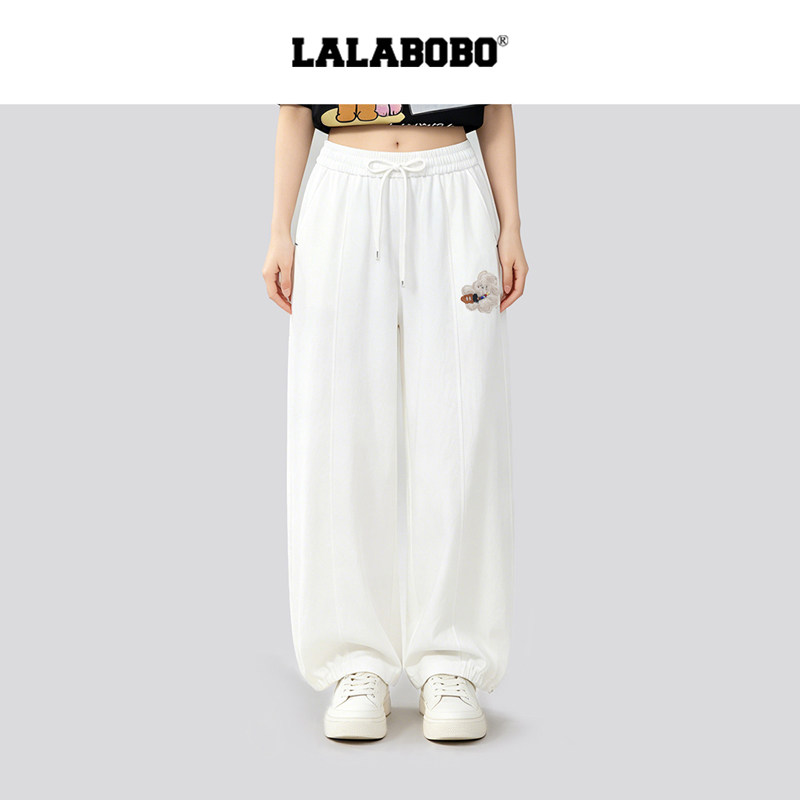 LALABOBO萌小兔梭织裤