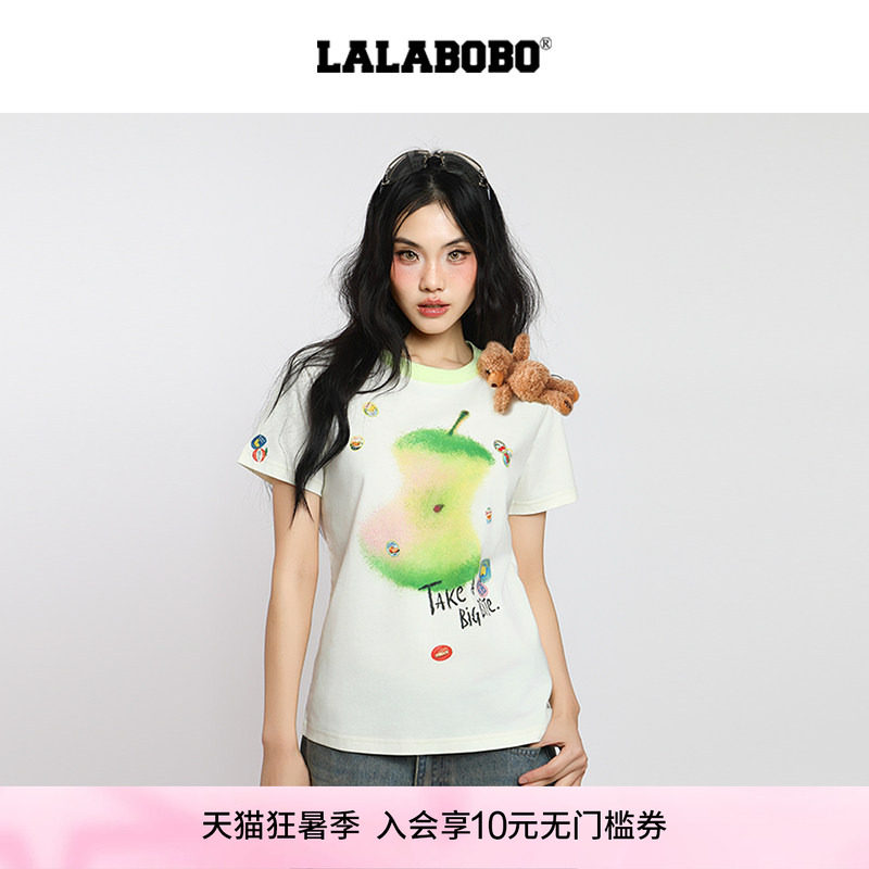LALABOBO扎染水果冰感T恤