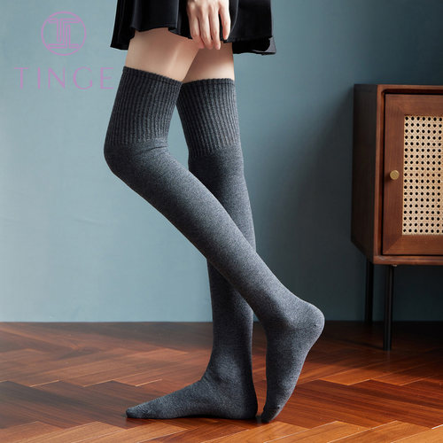 日系JK过膝含羊毛长筒袜