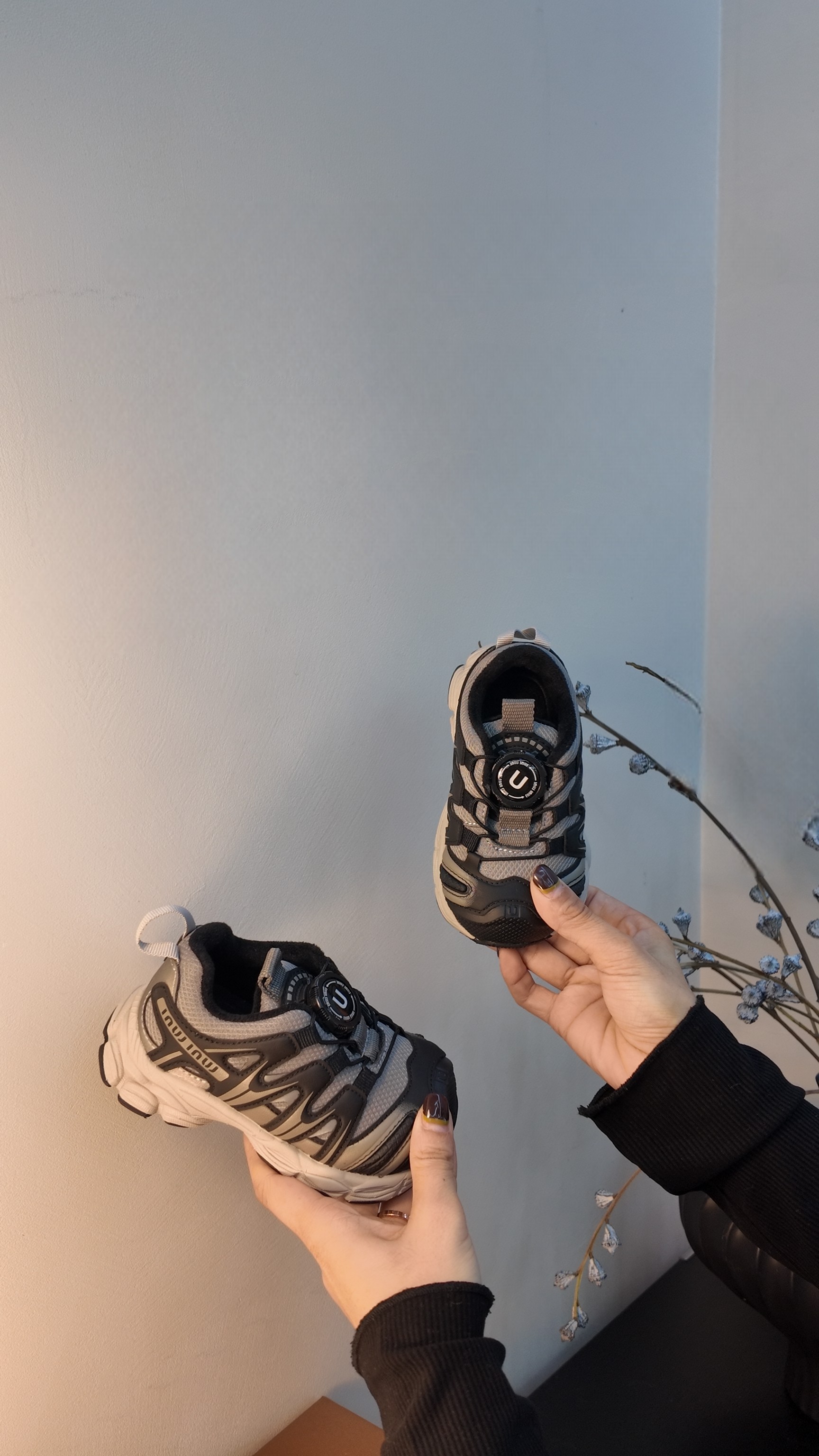 2025秋冬新款inuu二棉纽扣运动鞋 休闲鞋