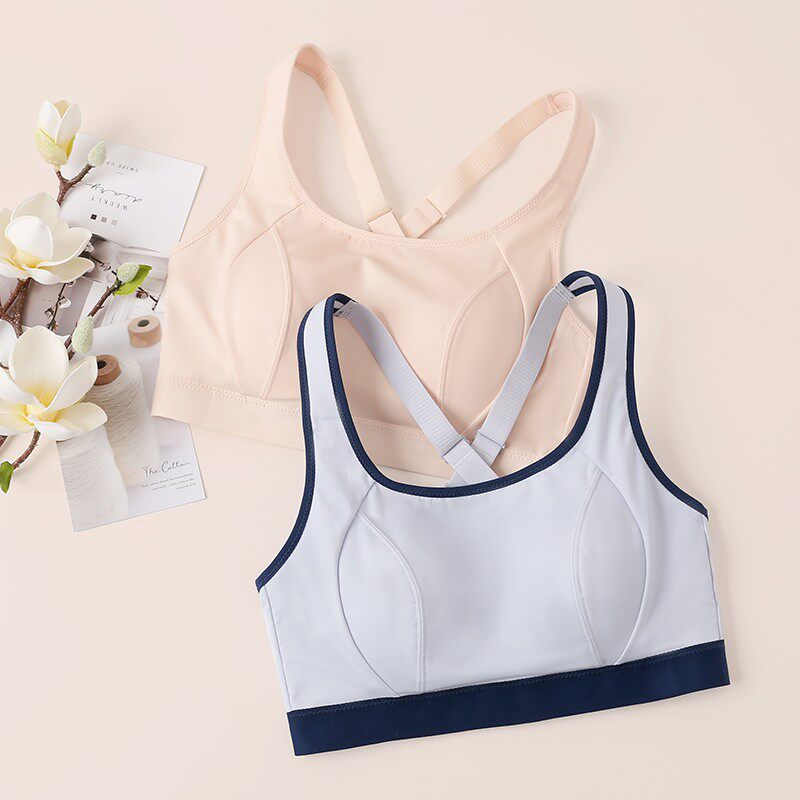 大码高强度运动内衣女大胸防震跑步防下垂文胸减震聚拢全罩杯背心